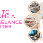 how to become a freelance writer canva pro image