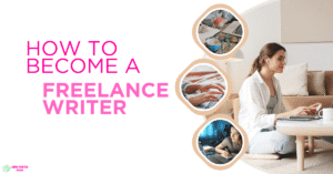 how to become a freelance writer canva pro image