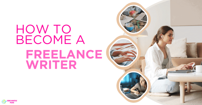 how to become a freelance writer canva pro image
