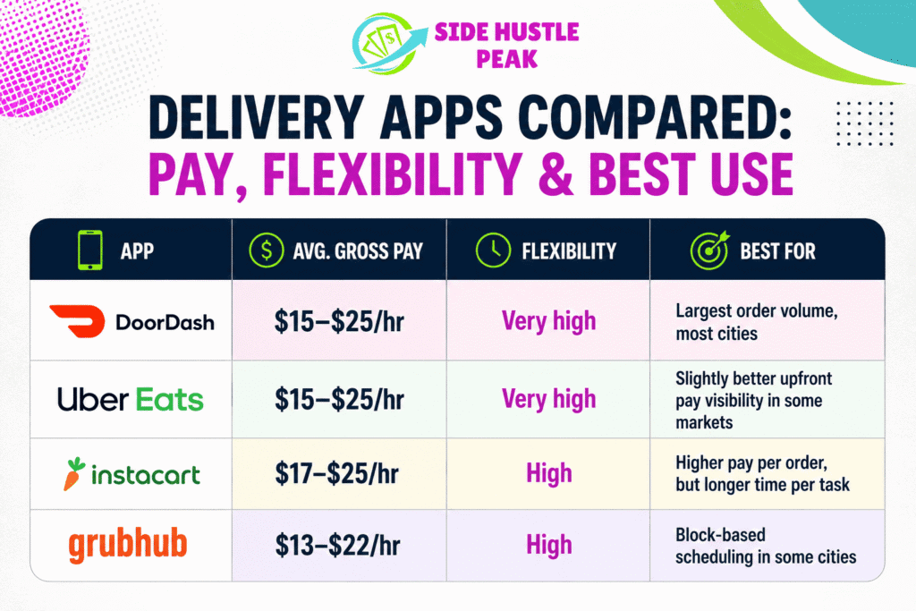 is doordash a good side hustle image