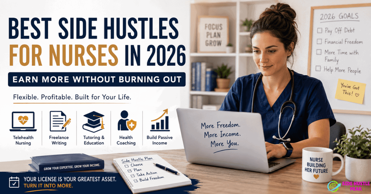 Side hustles for nurses image