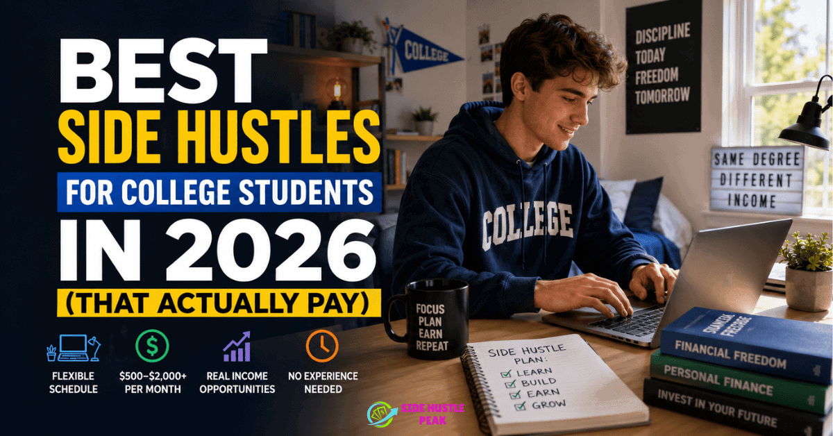 best side hustles for college students image