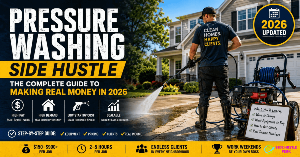 pressure washing side hustle image
