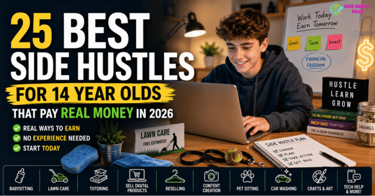 side hustles for 14 year olds 2026 image